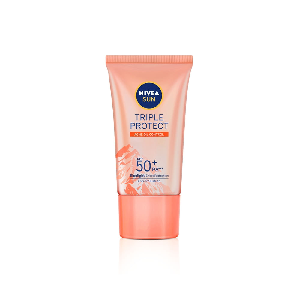 Protetor Solar Facial Nivea Sun Tripla Proteção FPS50 Antiacne 40ml — imagem 2 | Farmácia Resyla