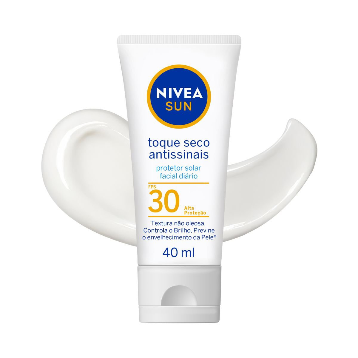 Protetor Solar Facial Nivea Toque Seco Antissinais Fps30 40ml — Nivea | Farmácia Resyla