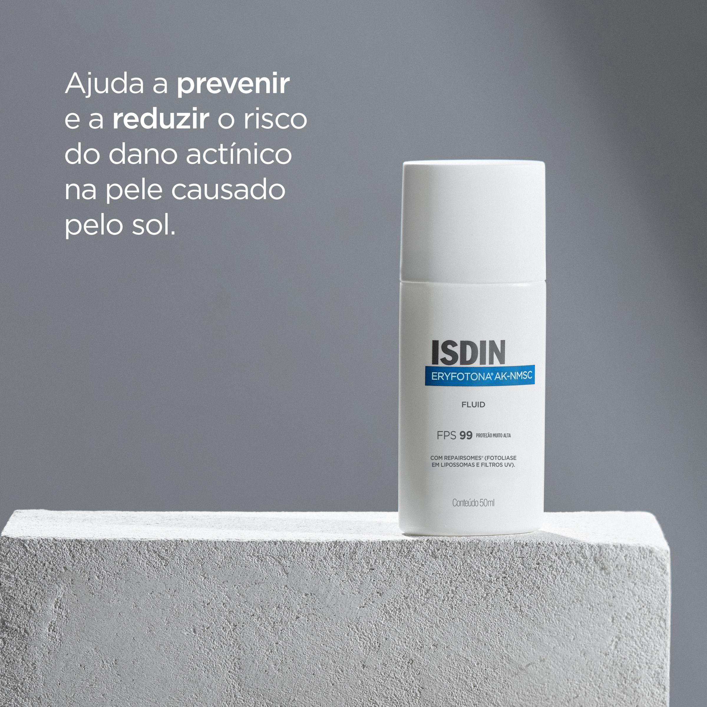 Protetor Solar ISDIN Eryfotona AK-NMSC FPS99 Fluid 50ml — imagem 3 | Farmácia Resyla