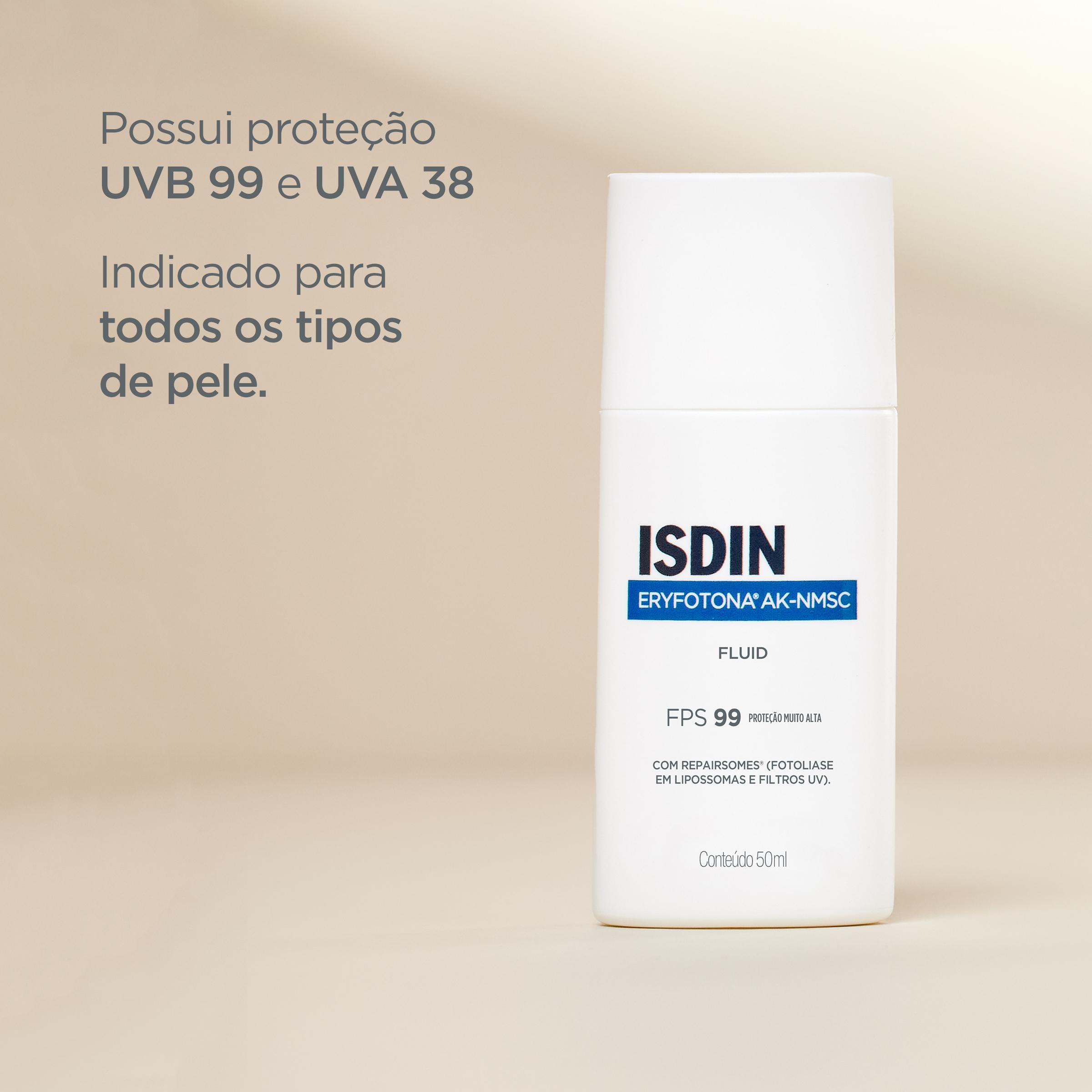 Protetor Solar ISDIN Eryfotona AK-NMSC FPS99 Fluid 50ml — imagem 4 | Farmácia Resyla