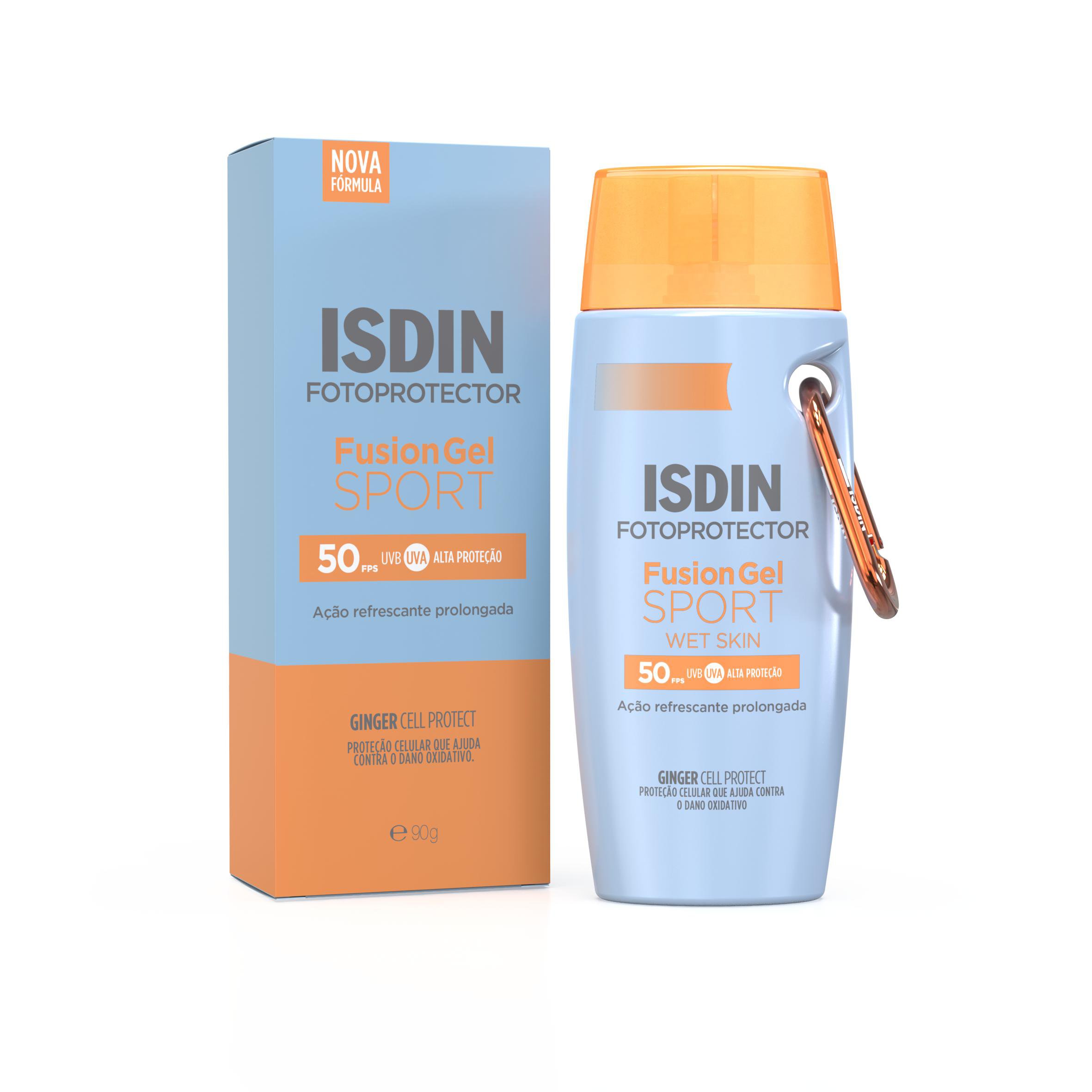 Protetor Solar ISDIN Fusion Gel Sport FPS50 Wet Skin 100ml — Isdin | Farmácia Resyla