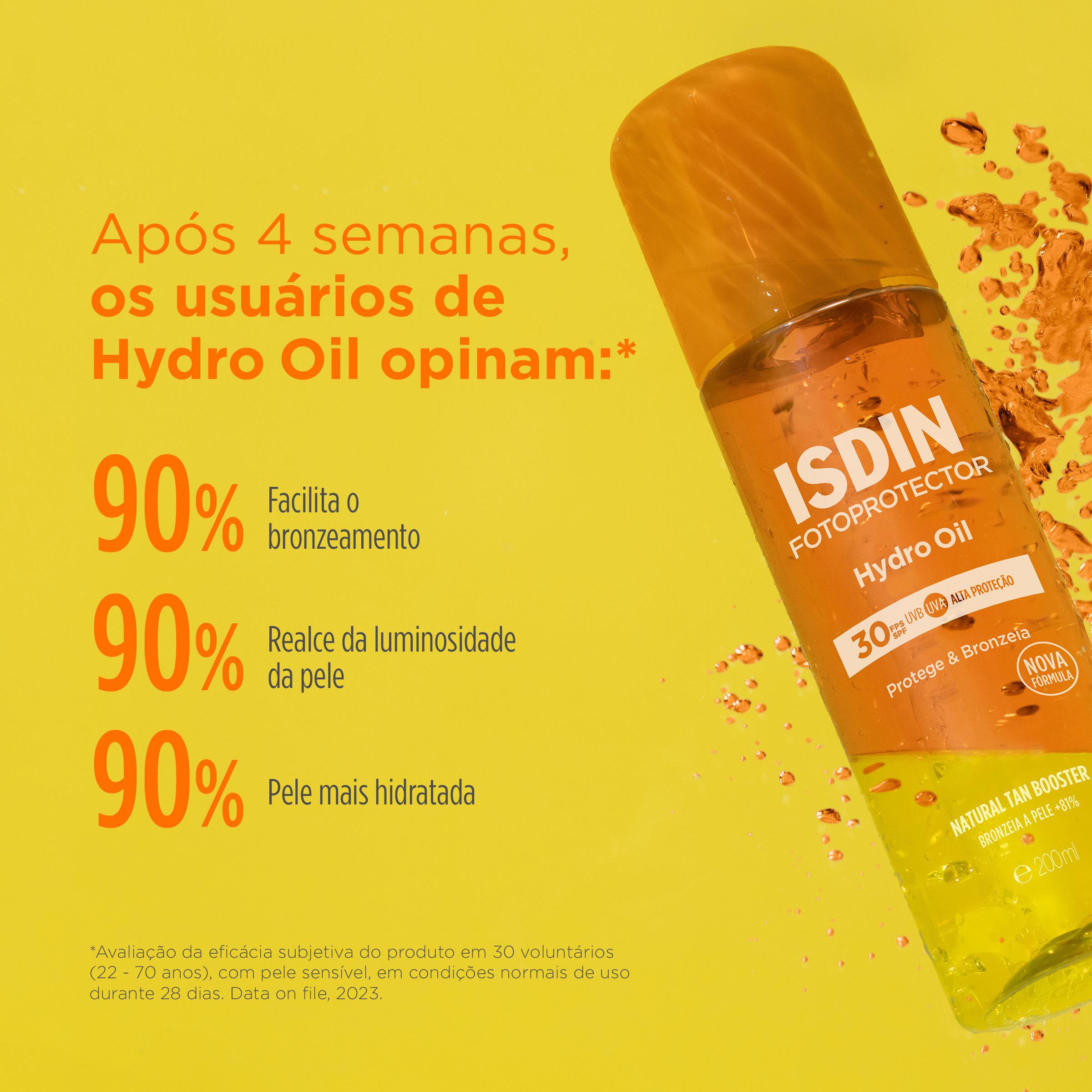 Protetor Solar ISDIN HydroOil FPS30 Bifásico 200ml — imagem 3 | Farmácia Resyla