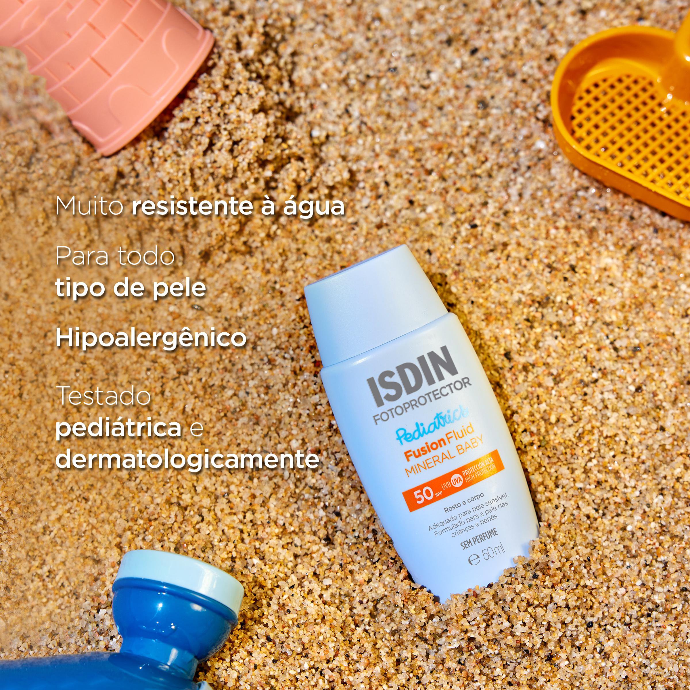 Protetor Solar Isdin Pediatrics Sem Perfume Fotoprotector Fusion Baby Fps50 50ml — imagem 4 | Farmácia Resyla