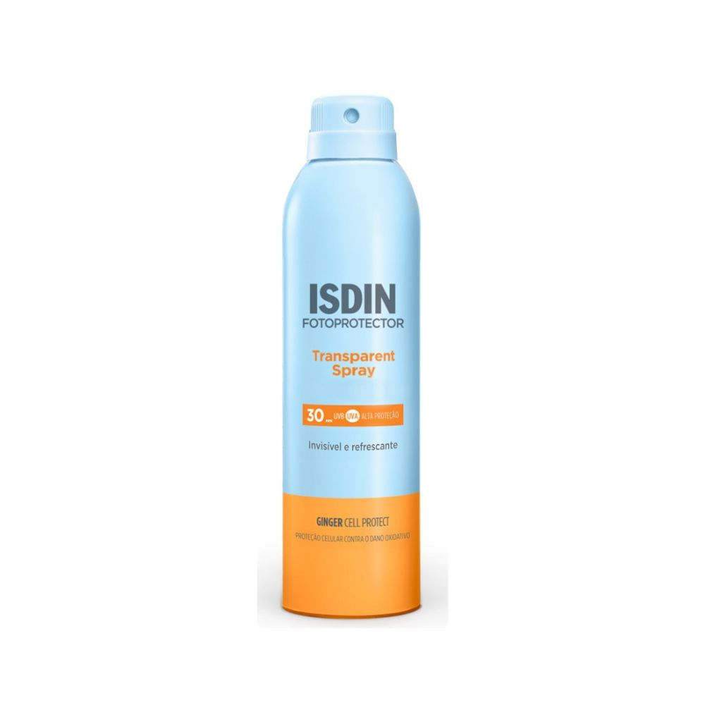 Protetor Solar ISDIN Transparent Spray FPS30 Wet Skin Aerossol 250ml — Isdin | Farmácia Resyla