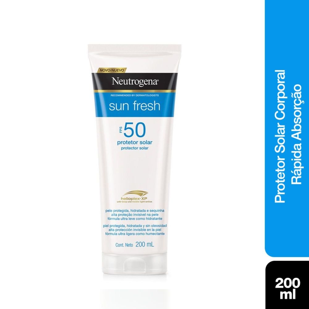 Protetor Solar Neutrogena Sun Fresh FPS50 200ml — Neutrogena | Farmácia Resyla