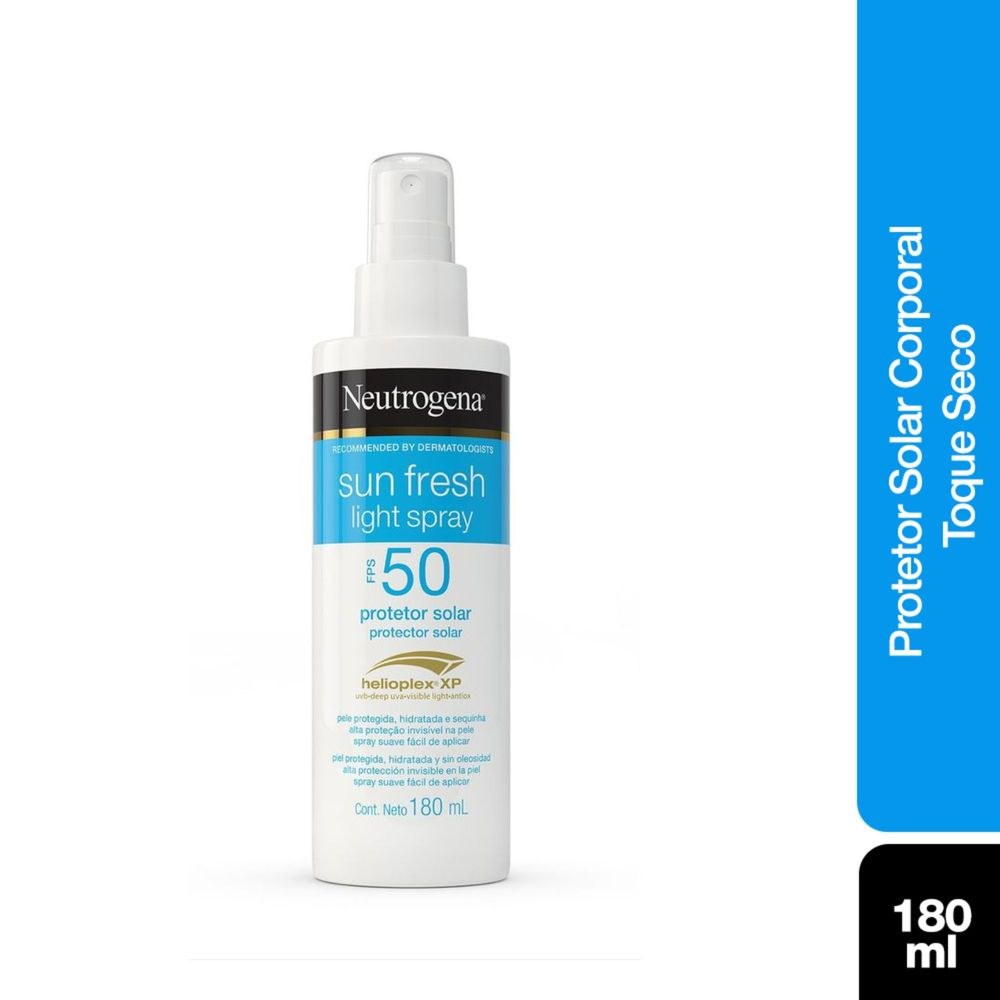 Protetor Solar Neutrogena Sun Fresh FPS50 Light Spray 180ml — Neutrogena | Farmácia Resyla