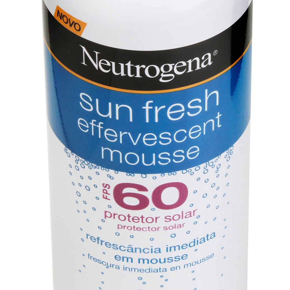Protetor Solar Neutrogena Sun Fresh Mousse Efervescente Fps 60 200ml — imagem 3 | Farmácia Resyla