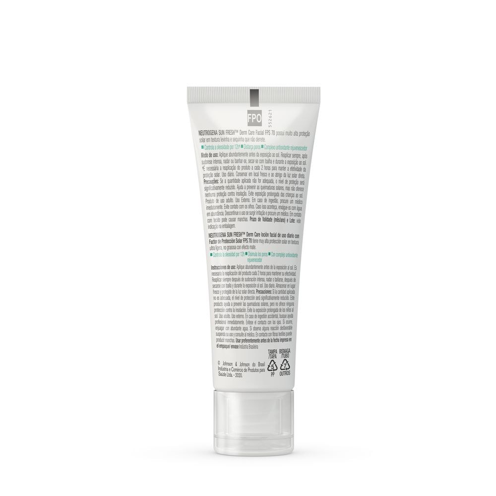 Protetor Solar Neutrogena Sun Fresh Oily Skin Sem Cor Fps70 40g — imagem 3 | Farmácia Resyla