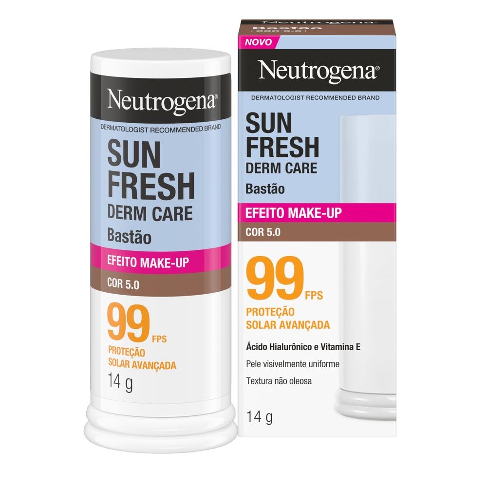 Protetor Solar Neutrogena Sun Fresh Stick Fps99 Cor 5.0 14g — imagem 4 | Farmácia Resyla