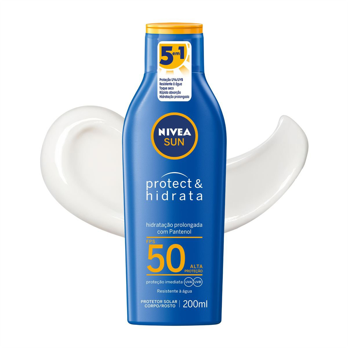 Protetor Solar Nivea Sun Protect & Hidrata FPS50 200ml — Nivea | Farmácia Resyla