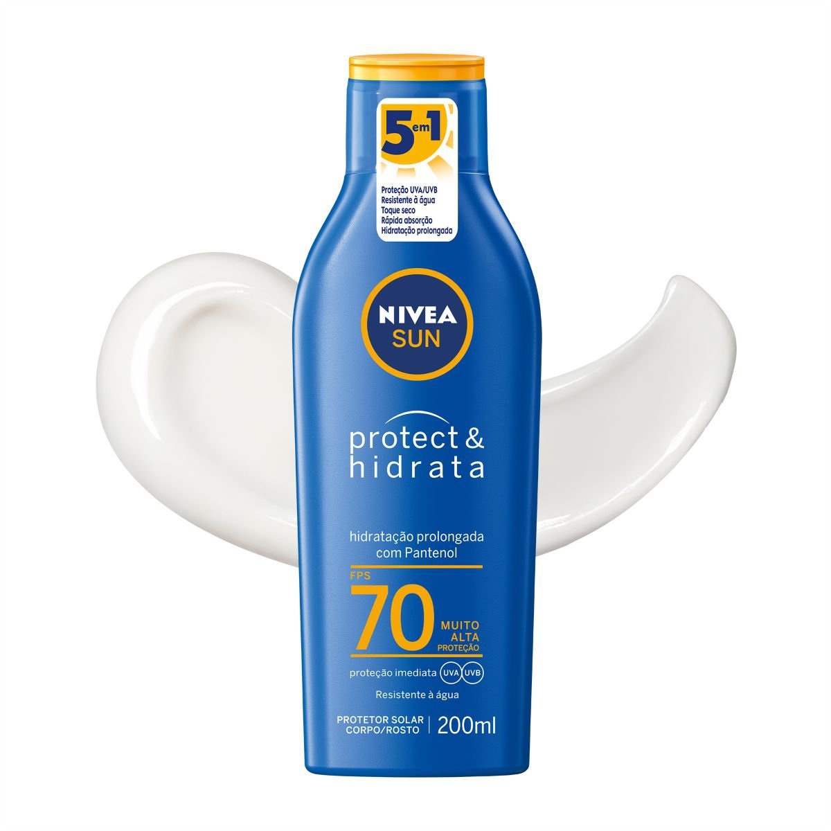 Protetor Solar Nivea Sun Protect & Hidrata FPS70 200ml — Nivea | Farmácia Resyla