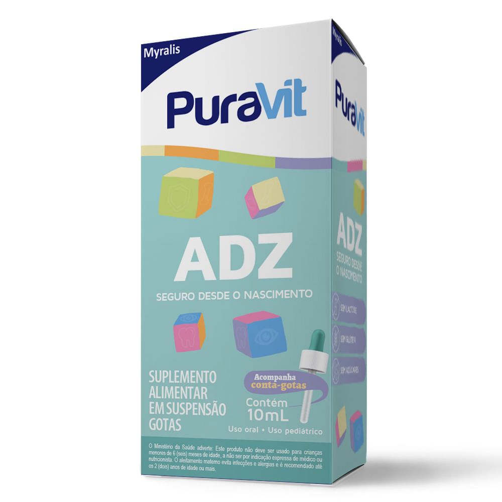 Puravit ADZ Gotas 10ml — Puravit | Farmácia Resyla