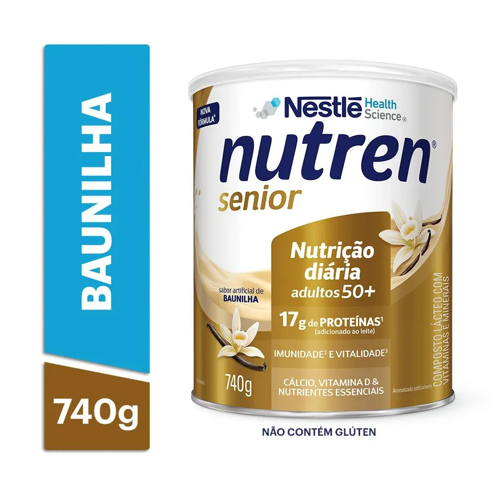 Nutren Senior Baunilha 740g — Nutren Senior | Farmácia Resyla
