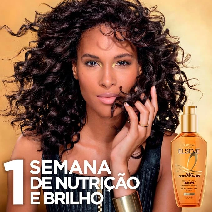 L’Oréal Paris Elseve Óleo Extraordinário Nutrição 100ml – Finalizador Capilar com Proteção Térmica e Anti-Frizz — imagem 3 | Farmácia Resyla