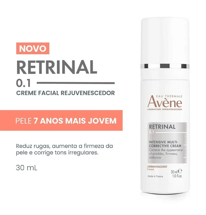 Creme Facial Rejuvenescedor Avène Retrinal 0.1 30ml — imagem 2 | Farmácia Resyla