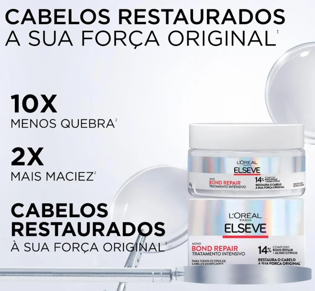 Máscara de Tratamento Intensivo L’Oréal Paris Elseve Bond Repair 200g — imagem 5 | Farmácia Resyla