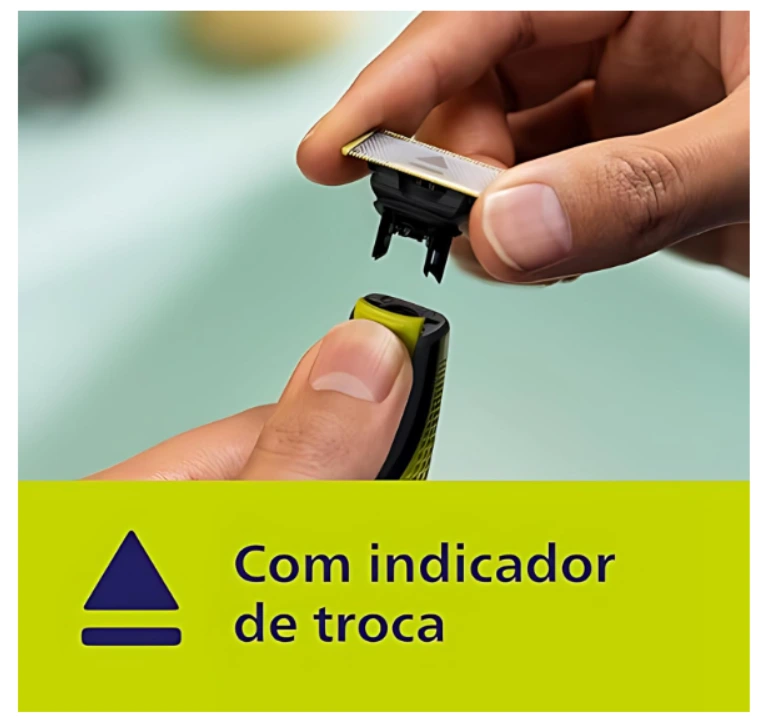 Aparador e Raspador de Pelos Philips OneBlade com 3 Pentes QP2724/10 À prova d’água Bivolt — imagem 3 | Farmácia Resyla