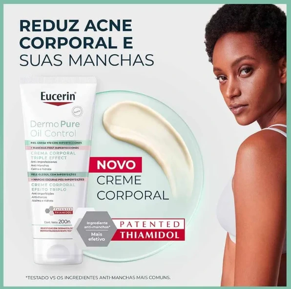 Creme Corporal Antiacne Eucerin Dermo Pure Efeito Triplo 200ml — imagem 5 | Farmácia Resyla