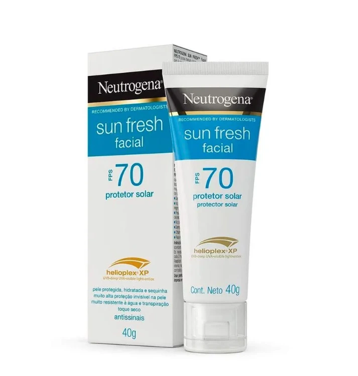 Neutrogena Sun Fresh Protetor Solar Facial Fps70 40g — imagem 3 | Farmácia Resyla