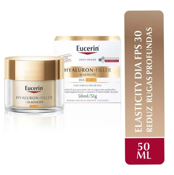 Creme Facial Anti-Idade Eucerin Hyaluron-Filler + Elasticity FPS30 50ml — imagem 2 | Farmácia Resyla