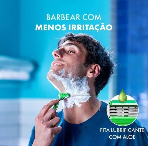 Carga para Aparelho de Barbear Gillette Mach3 Sensitive 16 unidades — imagem 3 | Farmácia Resyla