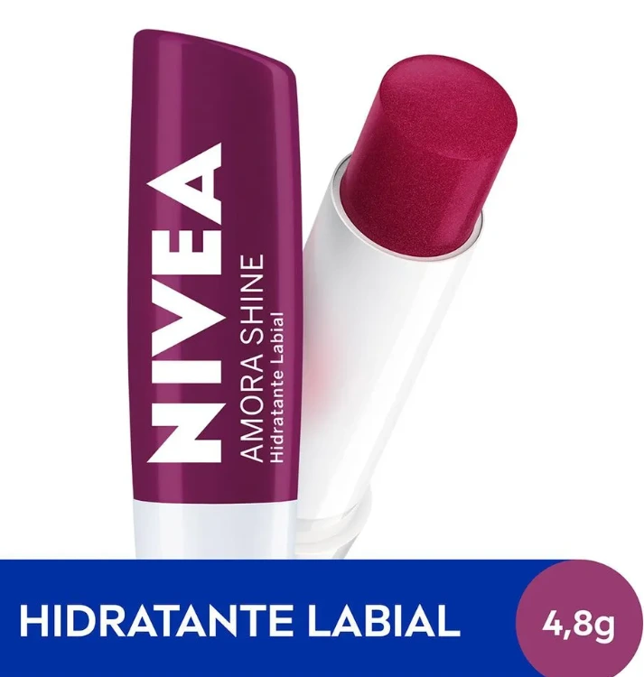 Hidratante Labial Nivea Amora Shine 48g — imagem 6 | Farmácia Resyla