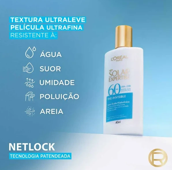 Protetor Solar Facial L’oréal Paris Fps 60 Solar Expertise The Invisible 40ml — imagem 3 | Farmácia Resyla