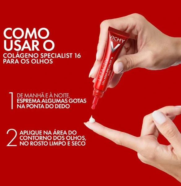 Creme para Contorno dos Olhos Vichy Liftactiv Colágeno Specialist 16 15ml — imagem 2 | Farmácia Resyla