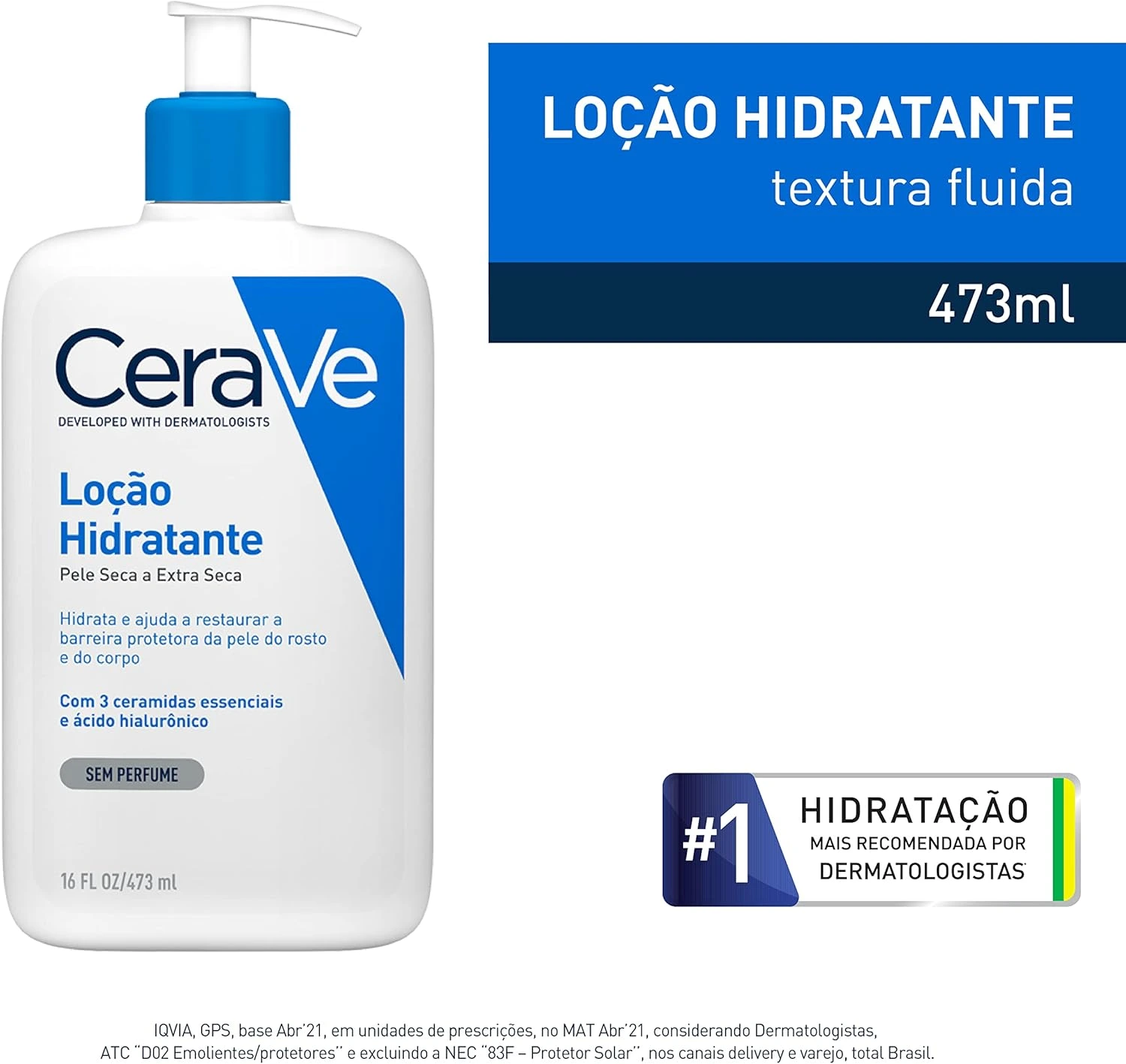 CeraVe Loção Hidratante Corporal com Ácido Hialurônico – Hidratação Profunda para Pele Seca — imagem 3 | Farmácia Resyla