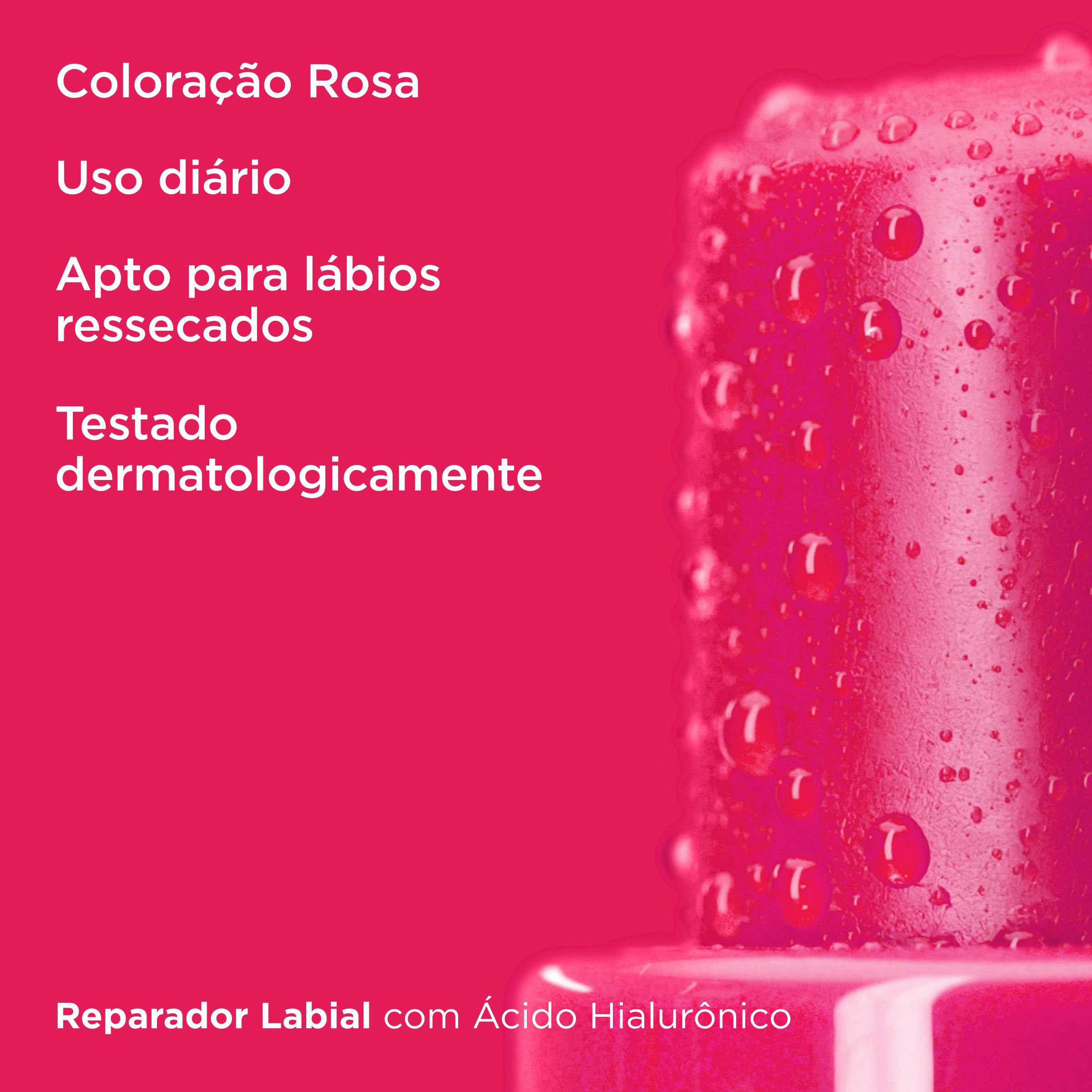 Reparador Labial Stick Ipink Sdin Ácido Hialurônico 4g — imagem 4 | Farmácia Resyla