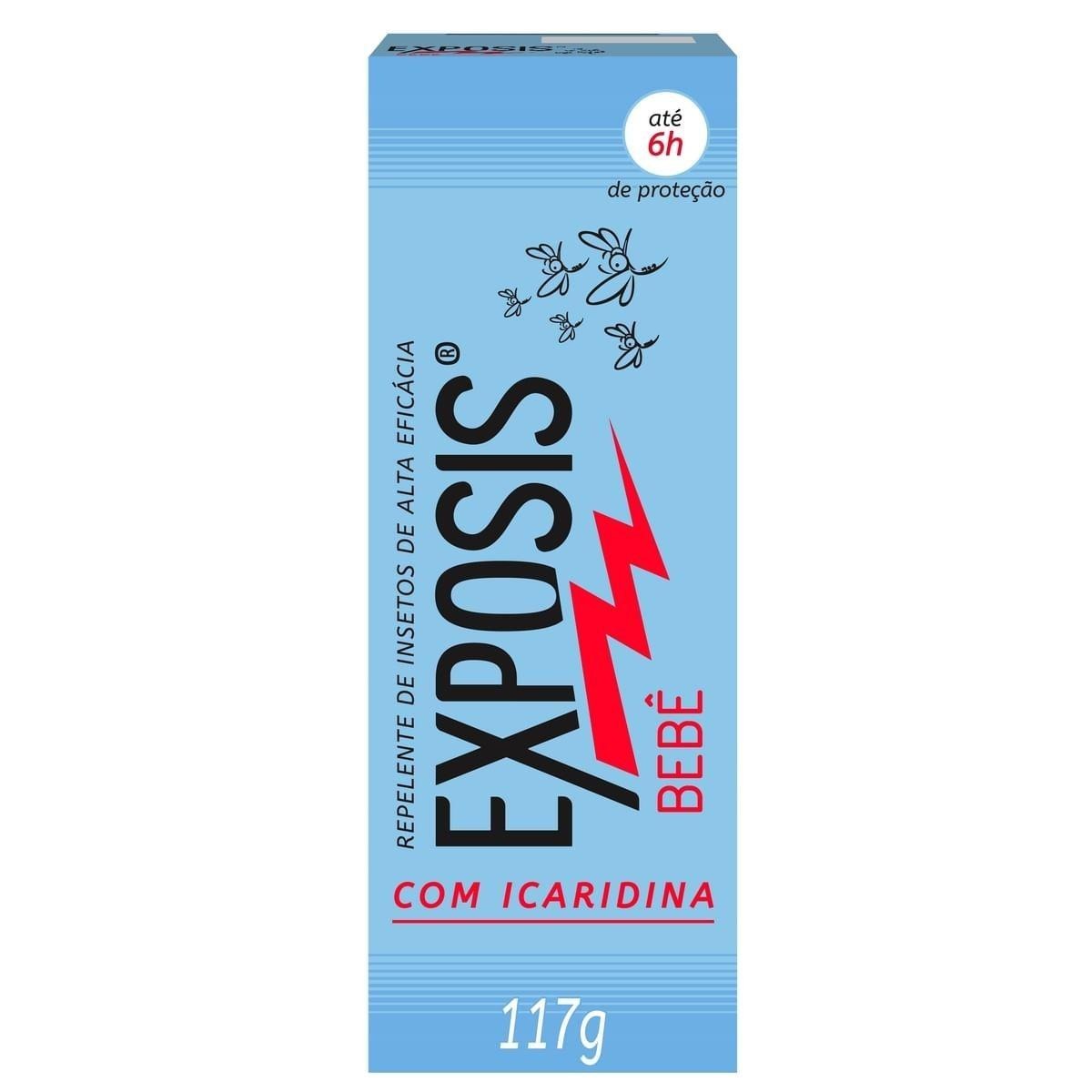 Repelente Exposis Bebê Sem Perfume Gel 117ml — Exposis | Farmácia Resyla