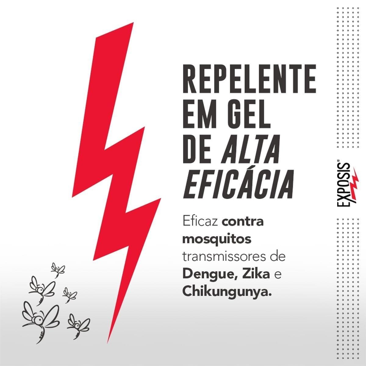 Repelente Exposis Bebê Sem Perfume Gel 117ml — imagem 3 | Farmácia Resyla