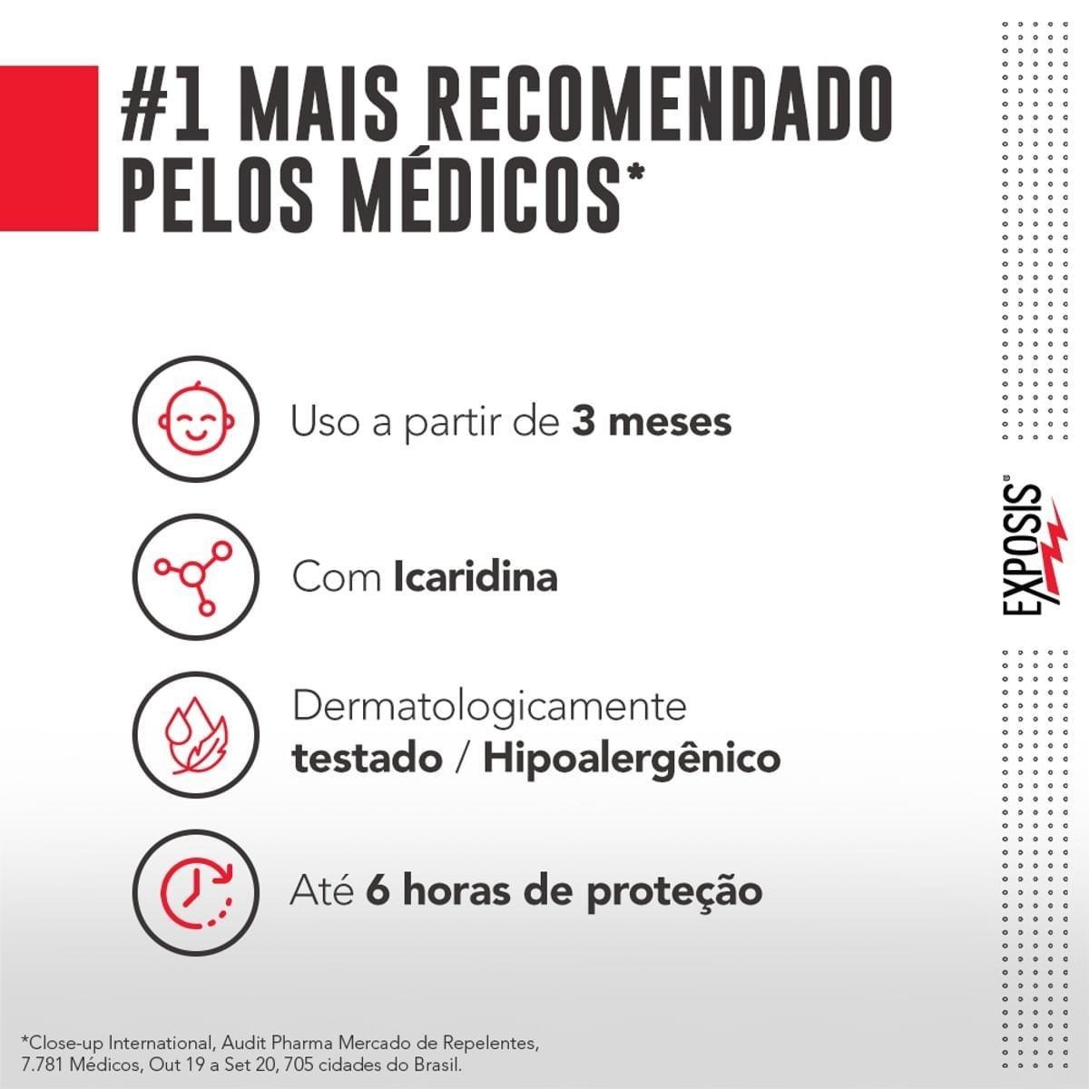 Repelente Exposis Bebê Sem Perfume Gel 117ml — imagem 4 | Farmácia Resyla