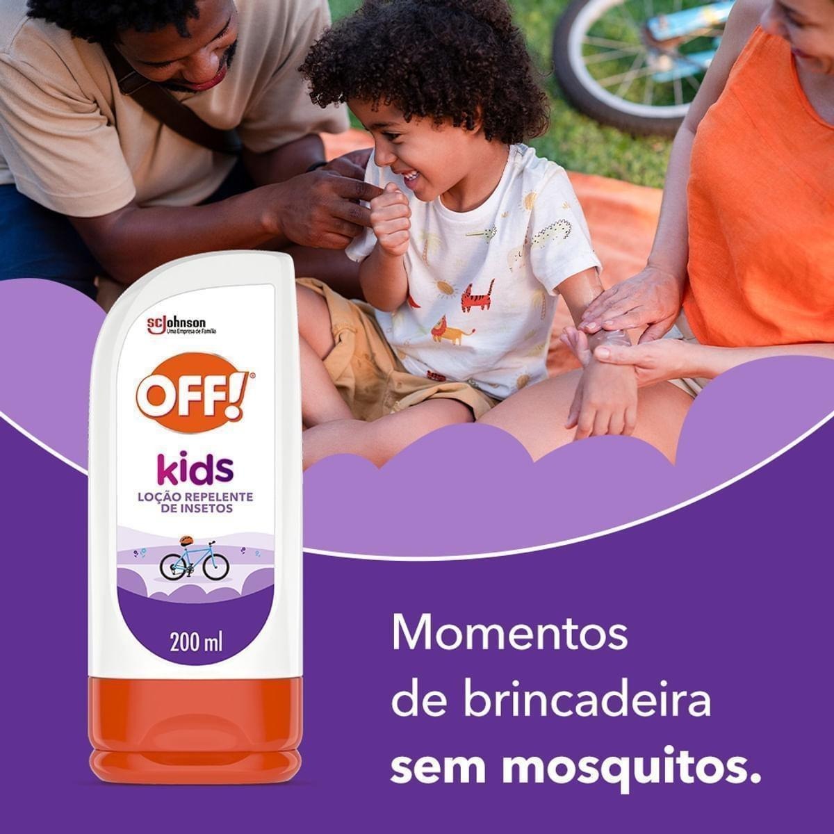 Repelente Off Kids Loção 200ml — imagem 3 | Farmácia Resyla