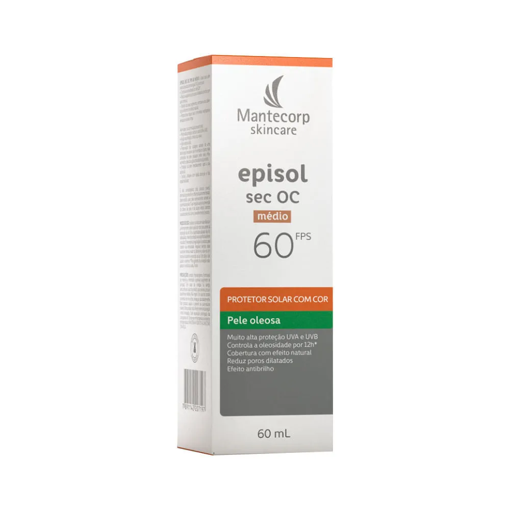 Episol Sec Oc Protetor Solar 60ml Fps60 Medio — Episol | Farmácia Resyla