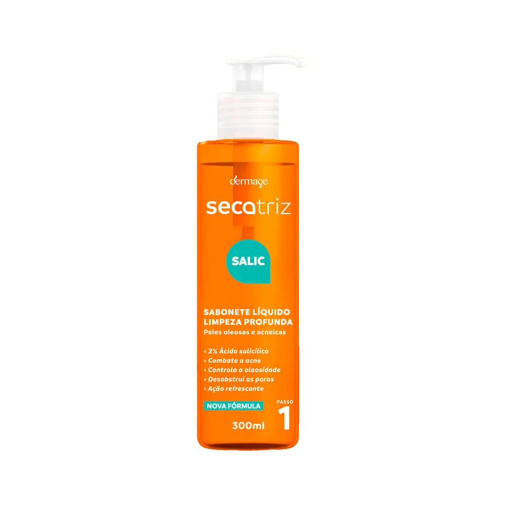 Sabonete Liquido Dermage Secatriz Salic 300ml — Dermage | Farmácia Resyla