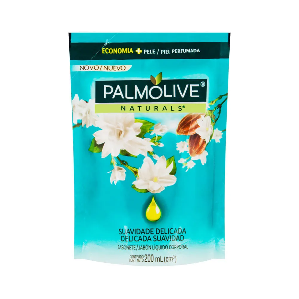 Sabonete Liquido Palmolive Naturals Suavidade 200ml Refil — Palmolive | Farmácia Resyla