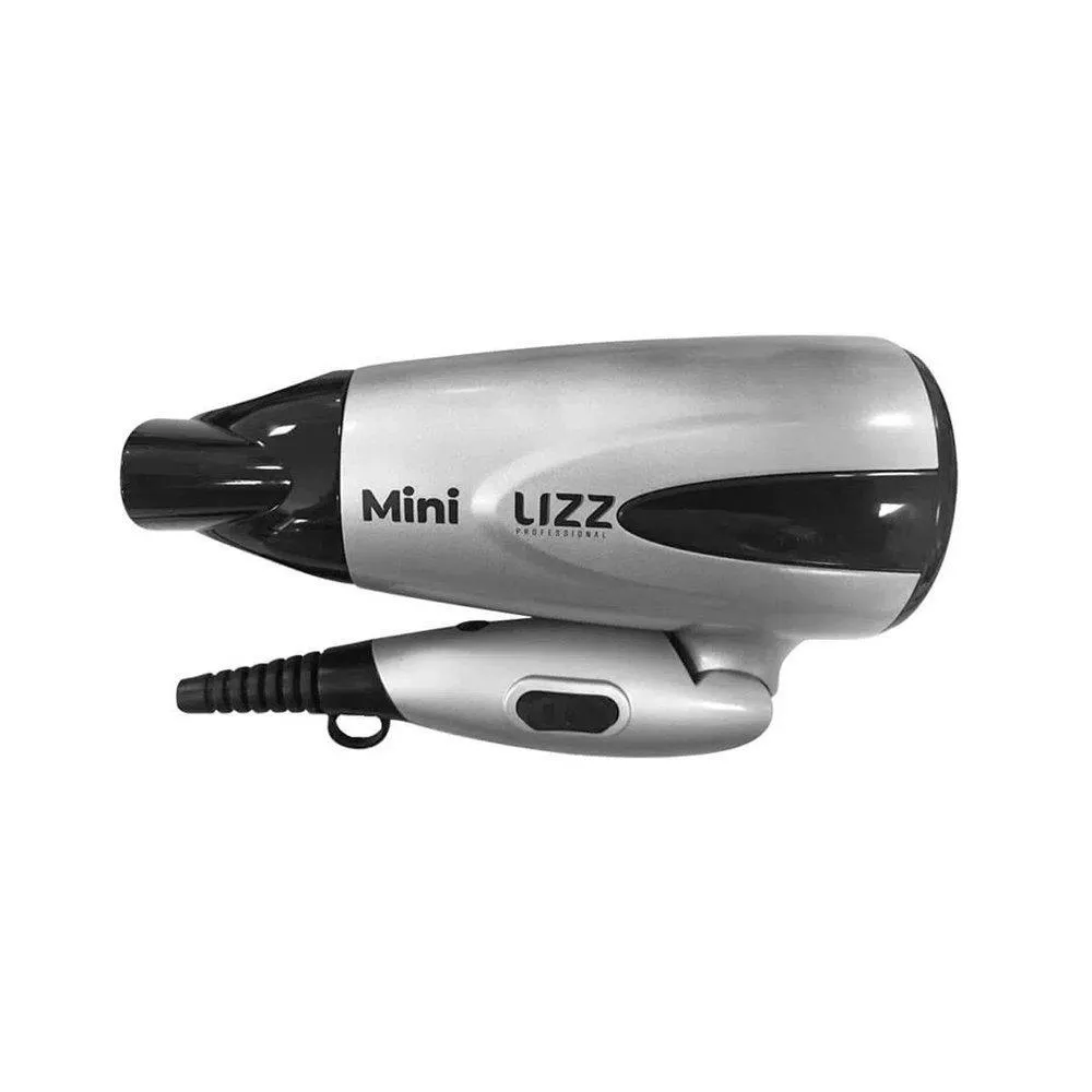 Secador de Cabelo Lizz Mini Viagem Bivolt Dobrável Prata — Lizz | Farmácia Resyla
