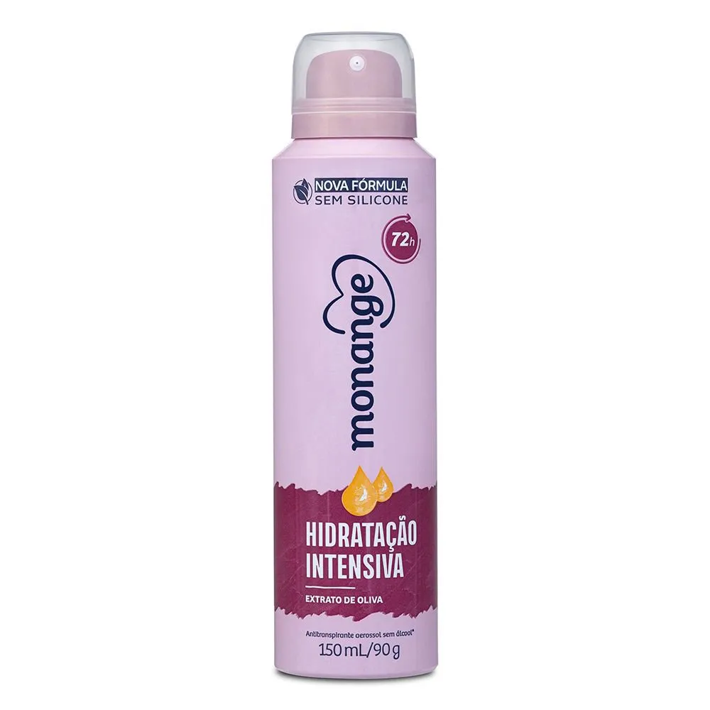 Desodorante Aerossol Monange Hidratação Intensiva 150ml — Monange | Farmácia Resyla