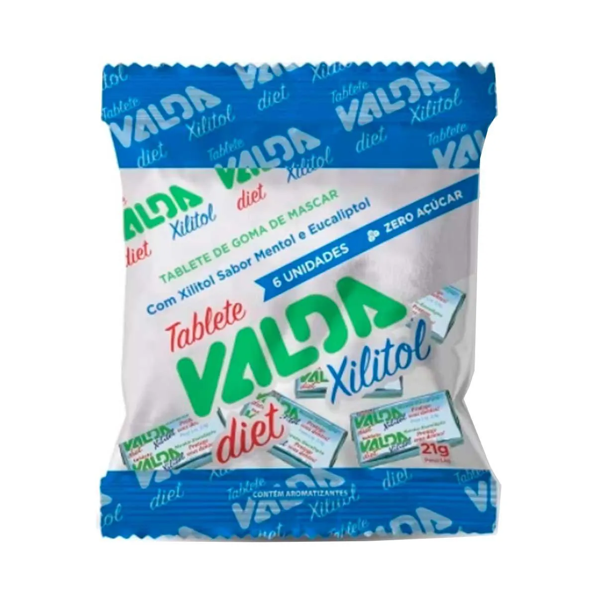 Chiclete Valda Diet Tablete 6 Unidades — Valda | Farmácia Resyla