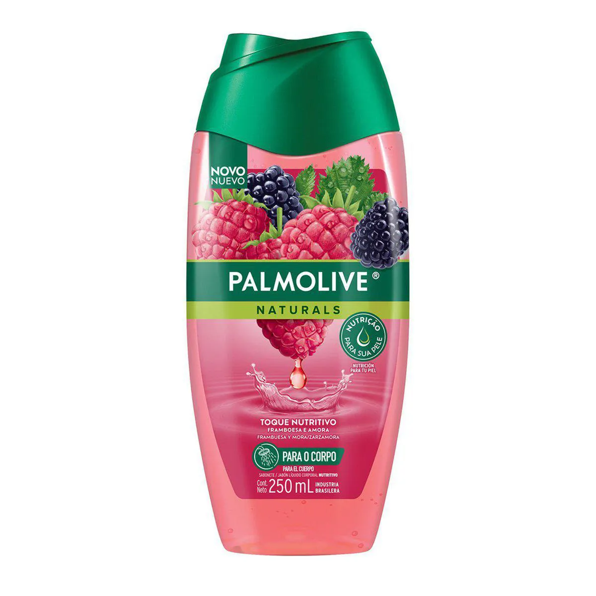 Sabonete Líquido Palmolive Naturals Segredo Sedutor Framboesa e Amora 250ml — Palmolive | Farmácia Resyla