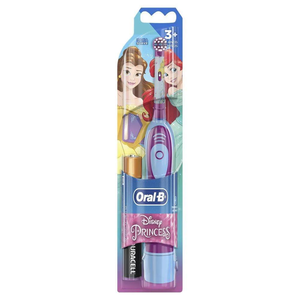 Escova Elétrica Oral-B Disney Princess + 2 Pilhas Aa — Oral-B | Farmácia Resyla