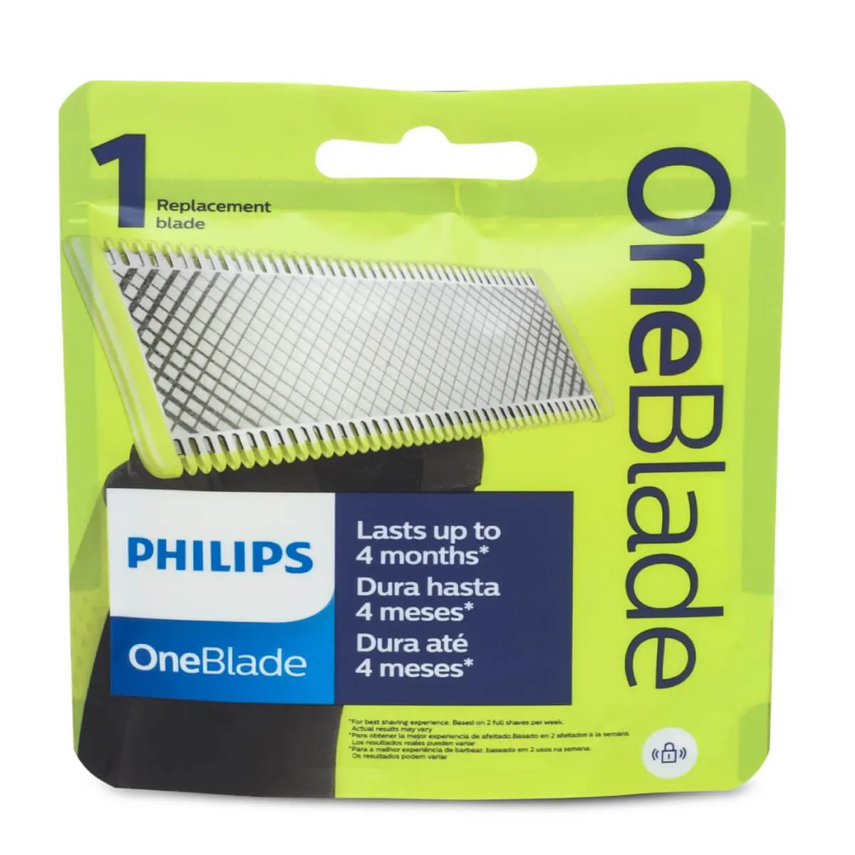 Lâmina de Barbear Philips Oneblade Refil com 1 unidade — Philips | Farmácia Resyla