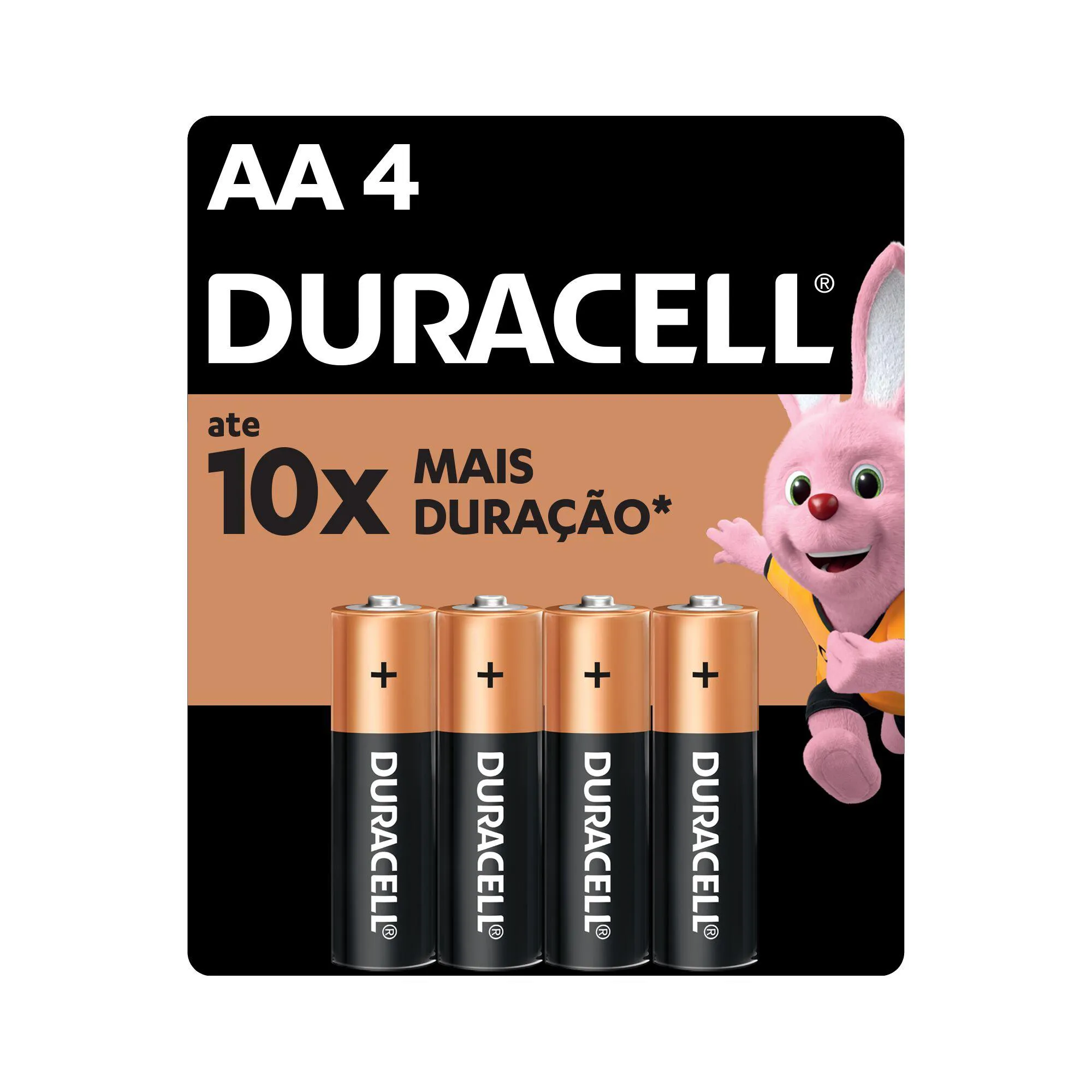 Pilha AA Duracell Alcalina com 4 unidades — Duracell | Farmácia Resyla