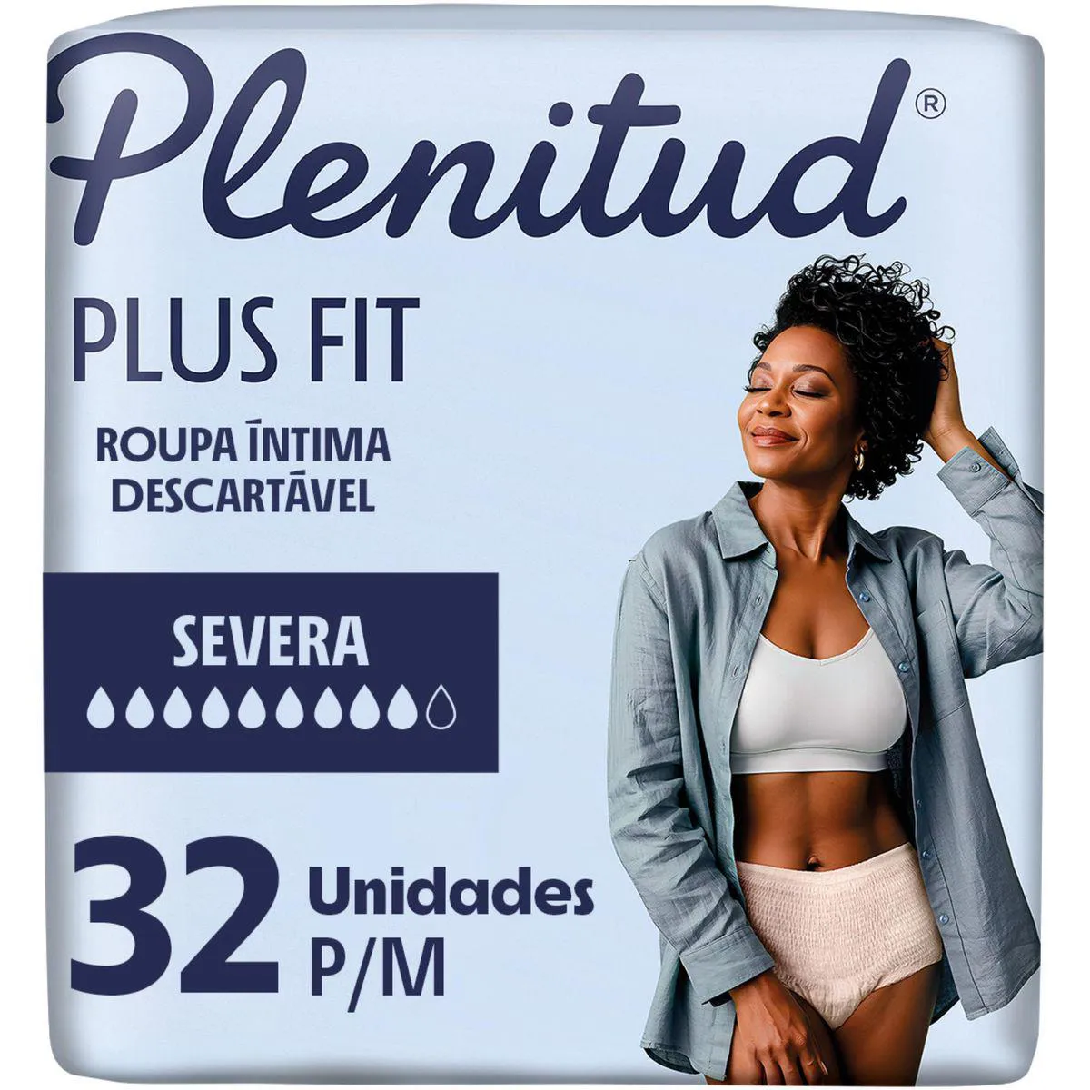 Roupa Íntima Descartável Feminina Plenitud Plus Fit P/M 32 unidades — Plenitud | Farmácia Resyla
