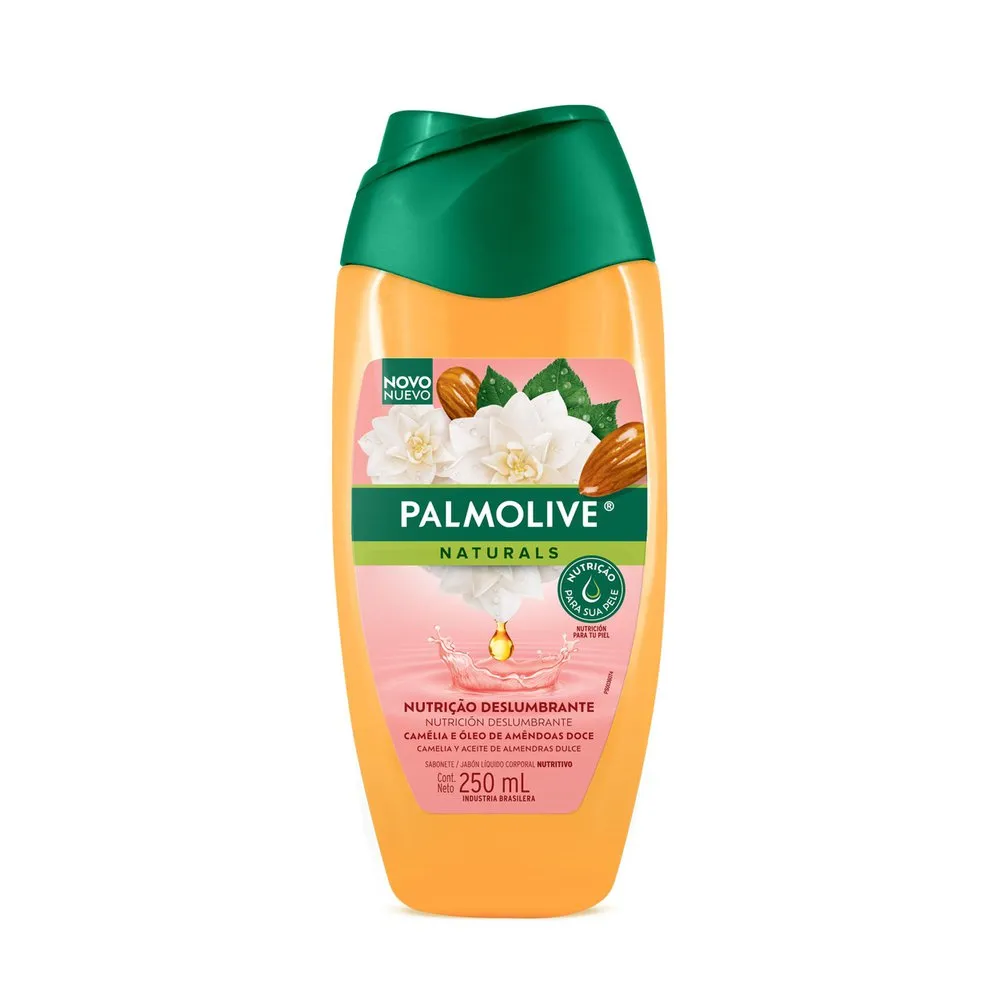 Sabonete Líquido Palmolive Naturals Camélia E Óleo De Amêndoas Doce 250ml — Palmolive | Farmácia Resyla