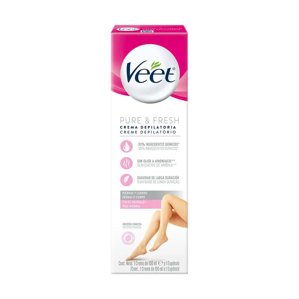 Creme Depilatório Veet Pure & Fresh Pele Normal 100ml — Veet | Farmácia Resyla