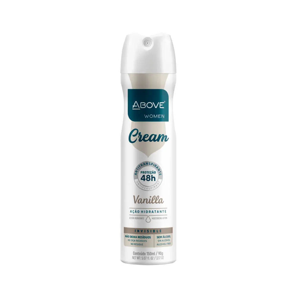 Desodorante Above Feminino Cream 150ml Vanilla — Above | Farmácia Resyla
