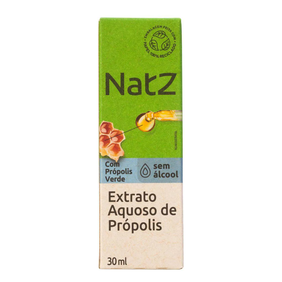 Extrato Aquoso de Própolis Verde Natz Sem Álcool 30ml — Natz | Farmácia Resyla