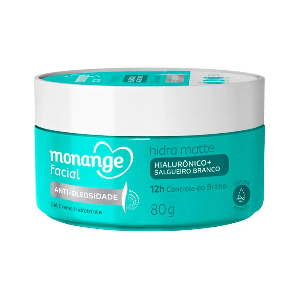 Hidratante Monange Facial 80gr Gel Creme Hidra Matte — Monange | Farmácia Resyla